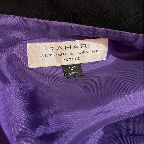 Tahari 3/4 Sleeve Tie Front, Cowl Neck Girly Blazer Jacket - super unique - Picture 8 of 8